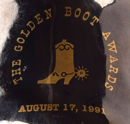 Lot #7067 Robert Shelton's Golden Boot Award and Mug - Image 4