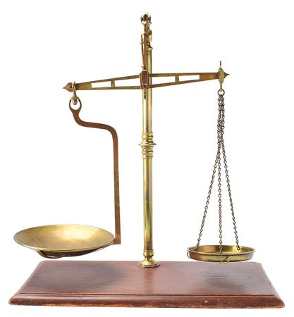 Lot #7061  Old Tucson Studios Pair of Prop Scales - Image 1