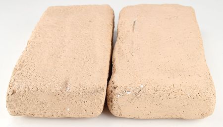 Lot #7048  Old Tucson Collection of Artifacts: Adobe Bricks, Clay Lamp, and Clay Chapel - Image 3