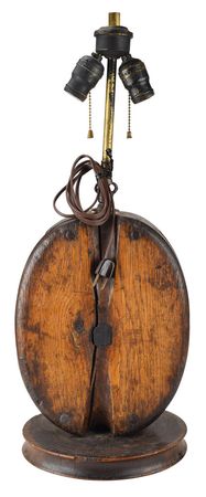 Lot #7055  Old Tucson Studios Collection of Rare Surviving Artifacts/Props: Wooden Lamp, Cigar Cutter, Straw Hats, etc. - Image 14