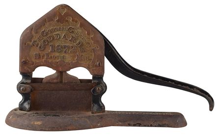 Lot #7055  Old Tucson Studios Collection of Rare Surviving Artifacts/Props: Wooden Lamp, Cigar Cutter, Straw Hats, etc. - Image 17