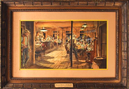 Lot #7004  El Dorado Saloon Concept Painting