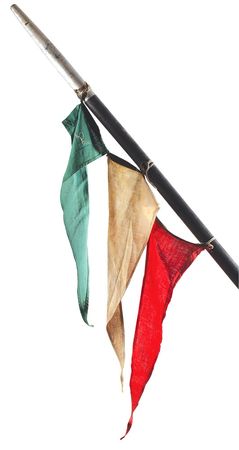 Lot #7010 Collection of Four Guidon Poles including one from John Wayne's The Alamo - Image 3