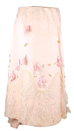 Lot #7013 Elizabeth Taylor's Screen-Worn Skirt from 'Poker Alice' with Wig Stand, Script, and Ephemera - Image 1