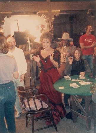Lot #7013 Elizabeth Taylor's Screen-Worn Skirt from 'Poker Alice' with Wig Stand, Script, and Ephemera - Image 4