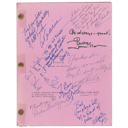 Lot #7013 Elizabeth Taylor's Screen-Worn Skirt from 'Poker Alice' with Wig Stand, Script, and Ephemera - Image 3