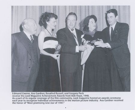 Lot #7332 Rosalind Russell Look Magazine Award - Image 2
