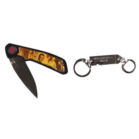 Lot #7068 Bob Shelton's Personal Pins and Pocket Items Including 'High Chaparall' & John Wayne Knife - Image 2