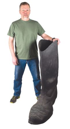 Lot #7031  Giant Fiberglass Boot from Old Tucson Art Department - Image 5