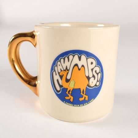 Lot #7033  'Hawmps!' Lot: Photo, Poster, Script, Buckle, Button, and Mug - Image 5
