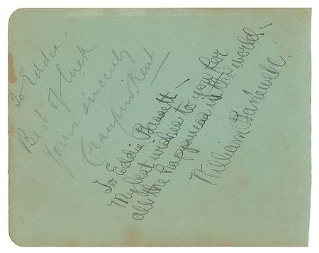 Lot #7337 Lon Chaney, Sr. Signature - Image 3