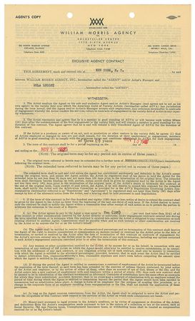 Lot #7347 Bela Lugosi Document Signed - Image 2
