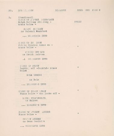 Lot #7357 The Wolf Man Original Universal Studios File Script - Image 3