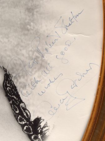 Lot #7040 Ava Gardner and John Huston Signed and Production-Made Photograph from The Life and Times of Judge Roy Bean - Image 2
