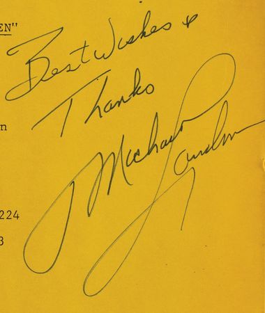 Lot #7039 Michael Landon-Signed 'Little House on the Prairie' Script - Image 2