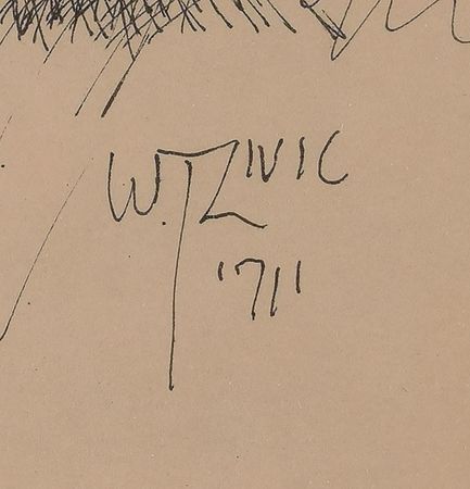 Lot #7075 William Zivic Artwork from Shelton's Personal Collection - Image 2