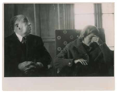 Lot #7301 Alfred Hitchcock and Vera Miles Original Photograph by Elliott Erwitt - Image 1