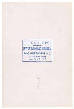 Lot #7305 Gina Lollobrigida Group of (6) Original Photographs by David Seymour - Image 10