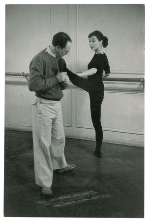 Lot #7296 Audrey Hepburn and Lucien Legrand Original Photograph by David Seymour - Image 1