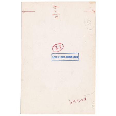 Lot #7296 Audrey Hepburn and Lucien Legrand Original Photograph by David Seymour - Image 3