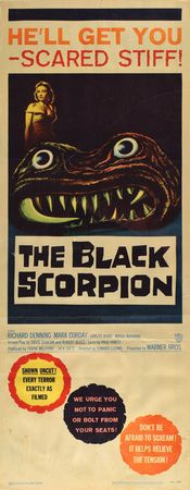 Lot #885 The Black Scorpion Insert Movie Poster - Image 1