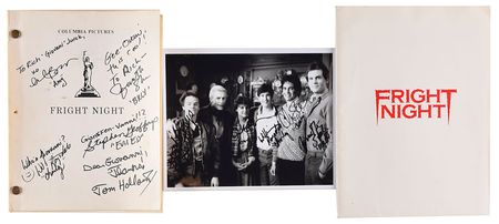 Lot #7411  Fright Night Cast-signed Original Draft Script - Image 4