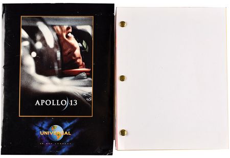 Lot #7399  Apollo 13 Original Script Signed by