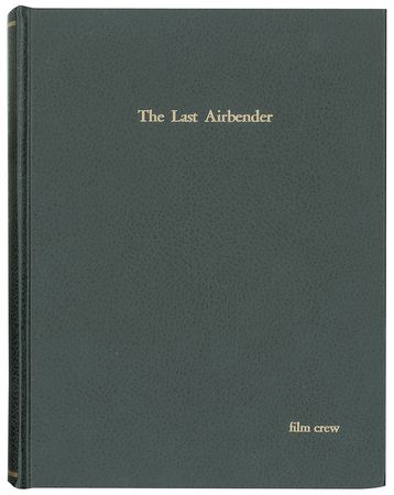Lot #7418 The Last Airbender Final Script Signed by M. Night Shyamalan - Image 2