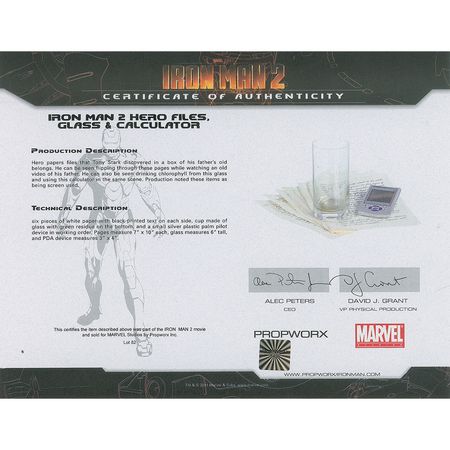 Lot #7564  Iron Man II Office Props - Image 4