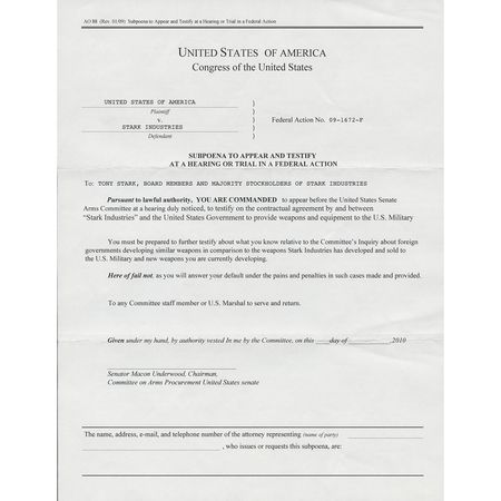 Lot #7562  Iron Man II Court Props - Image 6