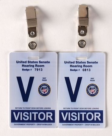 Lot #7563  Iron Man II ID Badge Props - Image 1