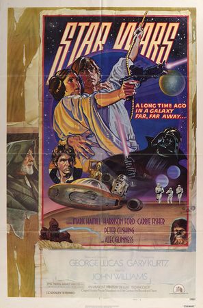 Lot #7556  Star Wars 'Style D' One Sheet Movie