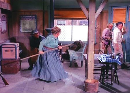 Lot #7053  Old Tucson Studios Antique Trunk Prop Screen-used in High Chaparral - Image 7