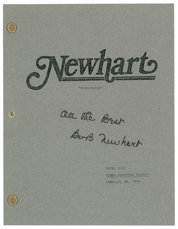 Lot #7497  Newhart Scripts (3) Signed by Bob Newhart - Image 2