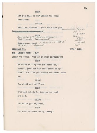 Lot #7461 Redd Foxx's Script for Sanford and Son - Image 4