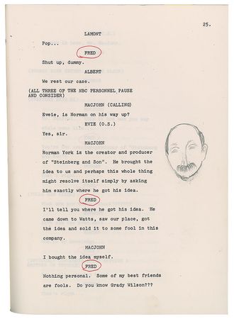 Lot #7462 Redd Foxx's Script for Sanford and Son - Image 2