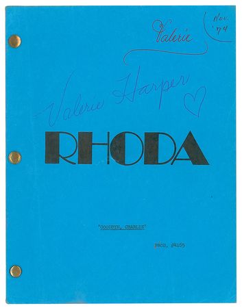 Lot #7475 Valerie Harper's Script for Rhoda - Image 1