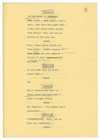 Lot #7477 Valerie Harper's Script for Rhoda - Image 2