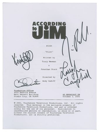 Lot #7434  According to Jim Cast-signed Script - Image 2
