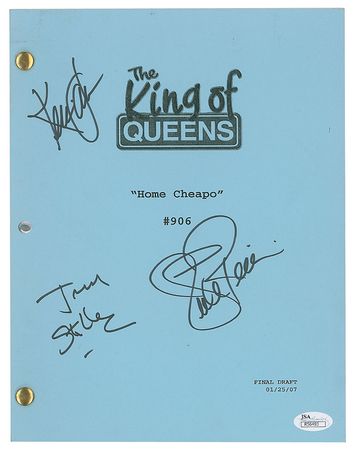 Lot #7414 The King of Queens Cast-signed Script - Image 1