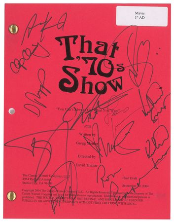 Lot #7432  That '70s Show Group of (4) Cast-signed