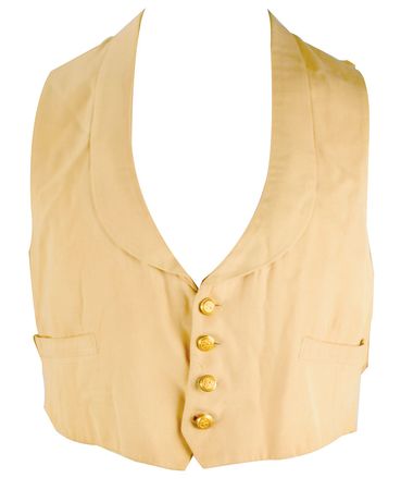 Lot #7103 John Wayne's Screen-worn Vest from In Old California - Image 1