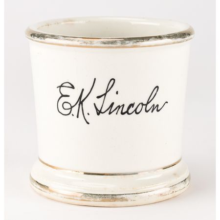 Lot #7216 E. K. Lincoln Group Lot of Mug, Photo, and Postcard - Image 2