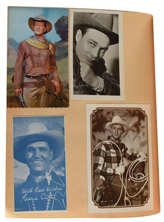 Lot #7107  Western Hollywood Vintage Original Photo Album - Image 3