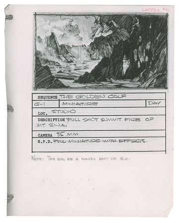 Lot #7069 The Ten Commandments Production Design Binders - Image 1