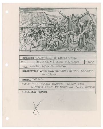 Lot #7069 The Ten Commandments Production Design Binders - Image 2