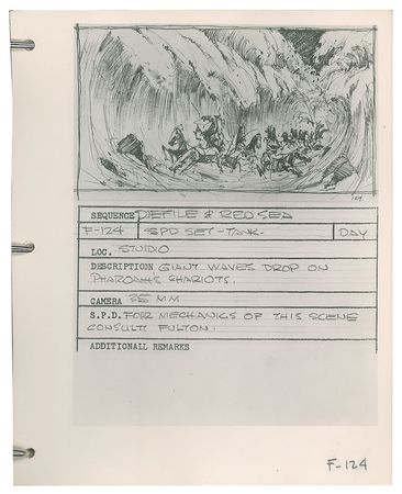 Lot #7069 The Ten Commandments Production Design Binders - Image 10