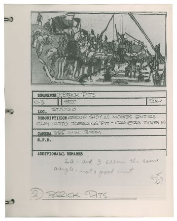Lot #7069 The Ten Commandments Production Design Binders - Image 11