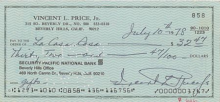 Lot #1038 Vincent Price - Image 2