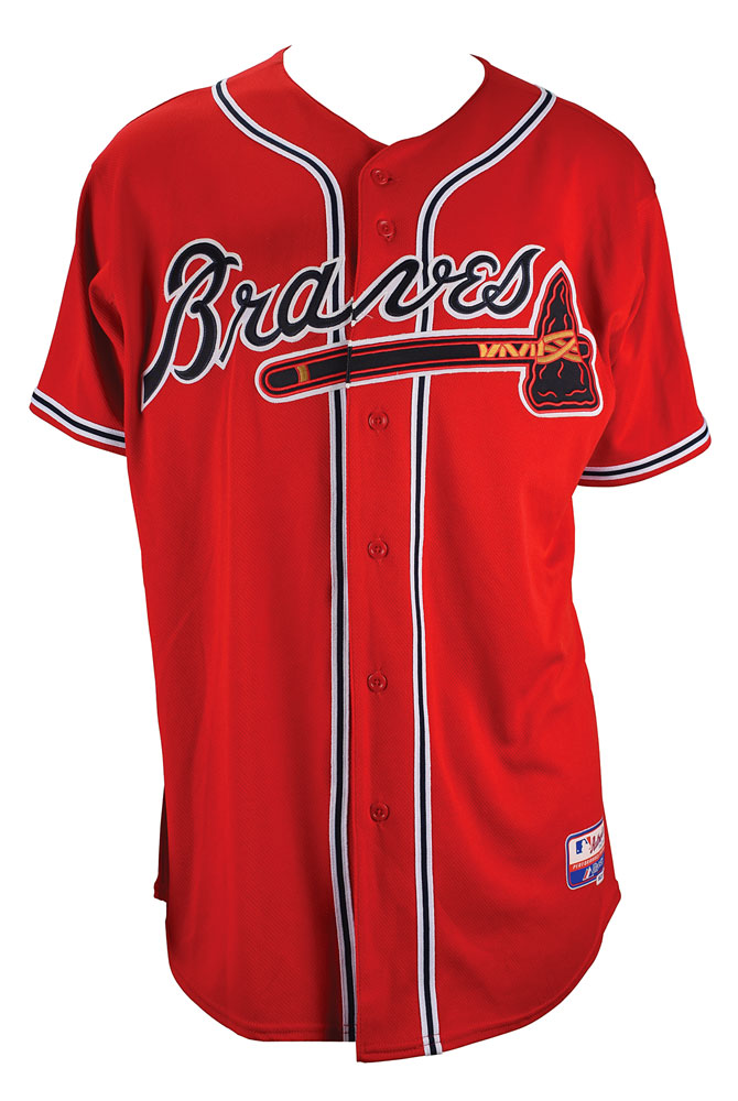 John Smoltz Game-Worn 2007 Atlanta Braves Jersey Breaks Franchise